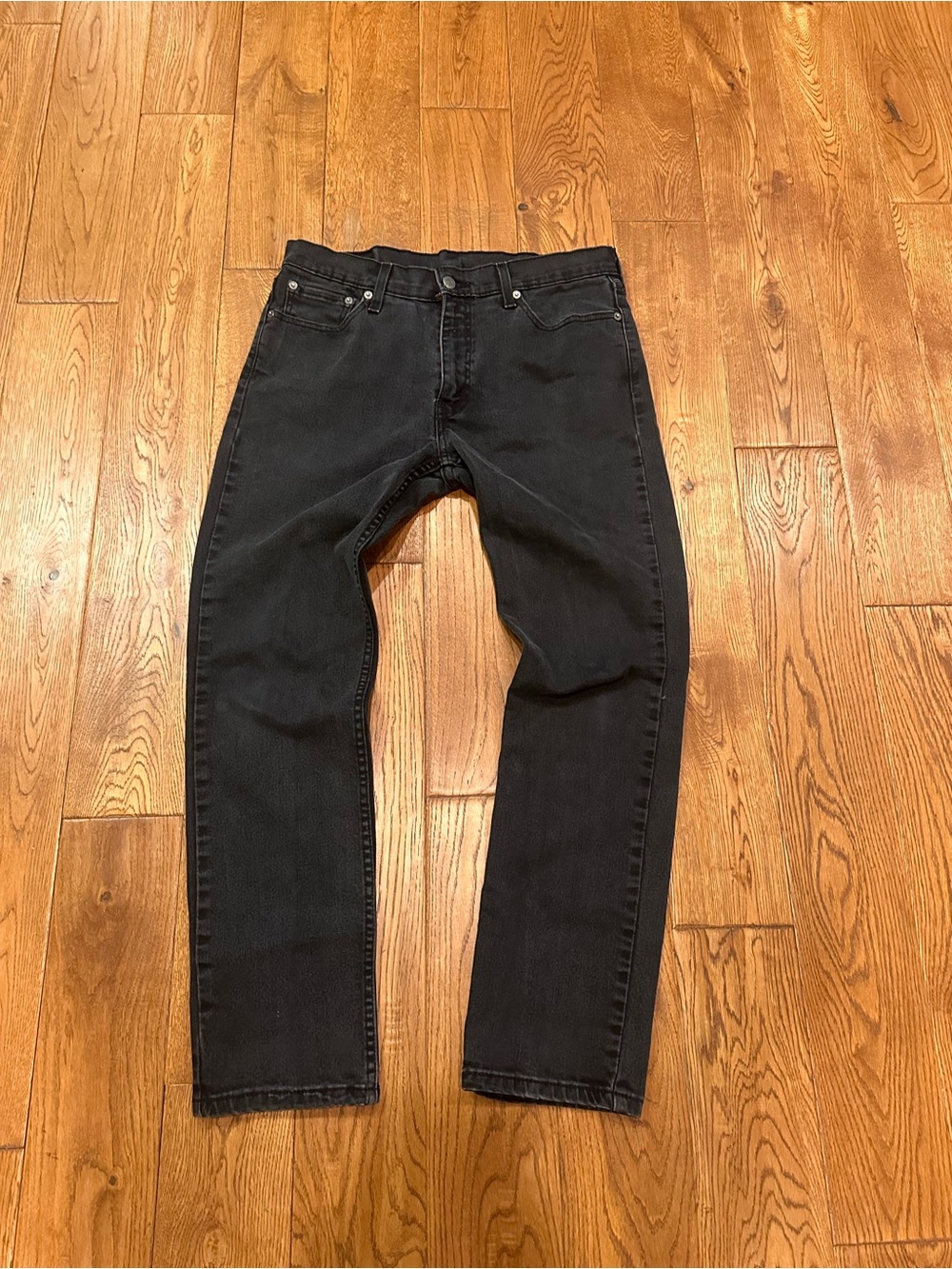 Levi's Men's Black Slim Straight Jeans